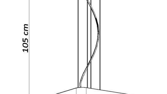 miniaturka Żyrandol do Wnętrz z Podwieszonymi Sufitami LOTUS 55