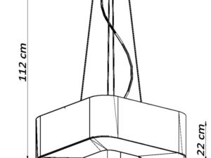 miniaturka Żyrandol o Uniwersalnym Kształcie UNITY 60