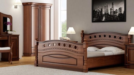 miniaturka Łóżko Dąb Orzechowy 160 cm Caren C34