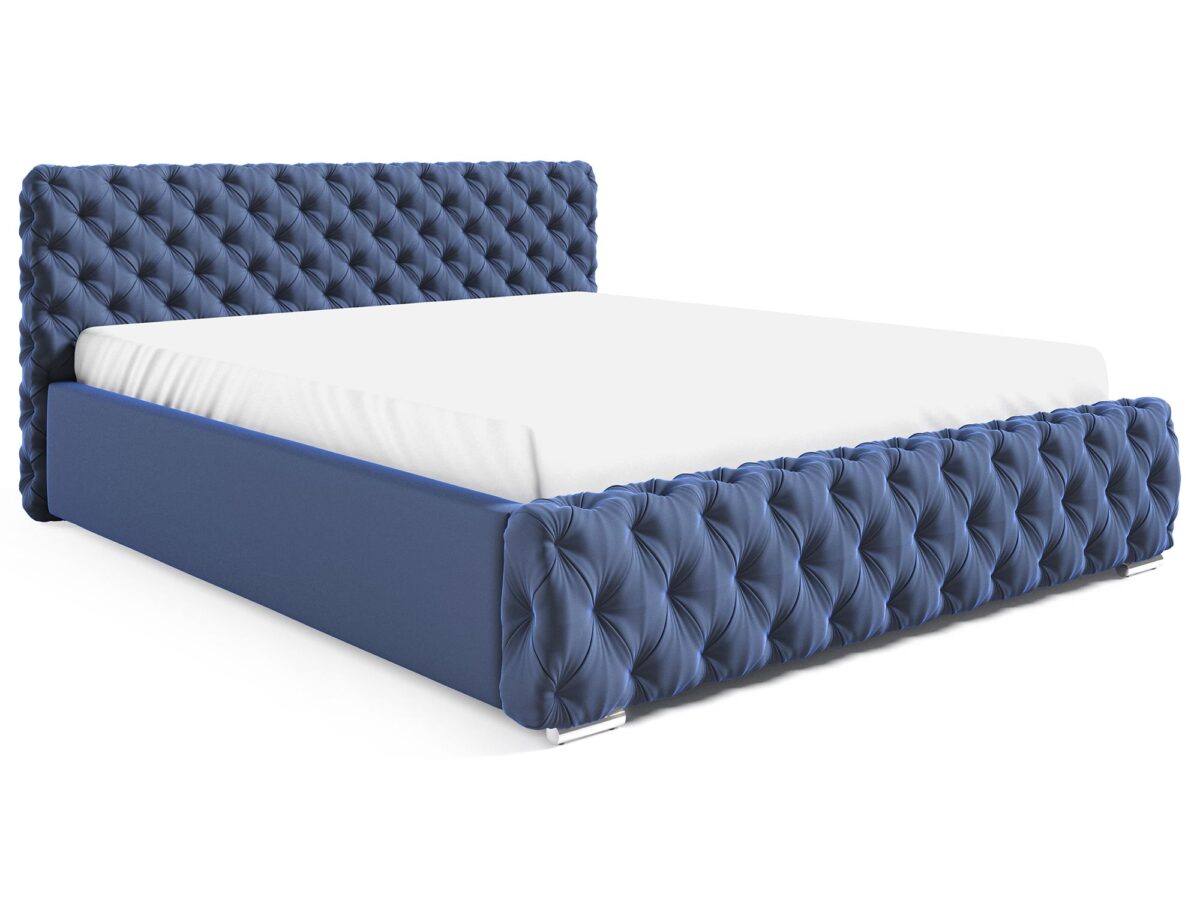 Nowoczesne Łóżko MATIAS Tapicerowane do Sypialni