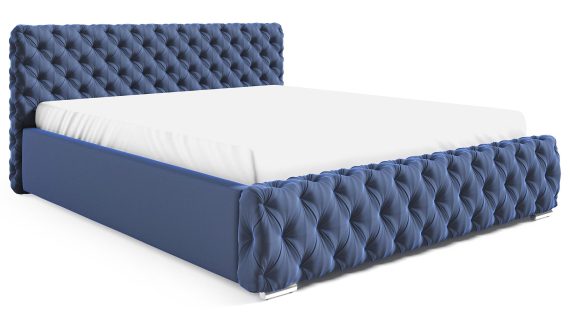 Nowoczesne Łóżko MATIAS Tapicerowane do Sypialni