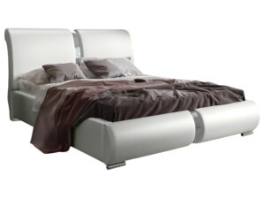 Łóżko ELIZA Stylowe z Profilowanym Zagłówkiem