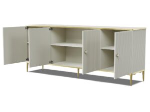 miniaturka Komoda Castellano Elegancka z Frezowanymi Bokami