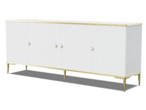 Komoda Castellano Elegancka z Frezowanymi Bokami