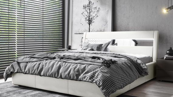 miniaturka Łóżko LUZON Modułowe z Oświetleniem LED