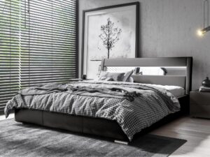 miniaturka Łóżko LUZON Modułowe z Oświetleniem LED