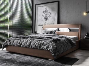 miniaturka Łóżko LUZON Modułowe z Oświetleniem LED