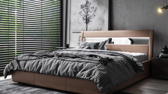 miniaturka Łóżko LUZON Modułowe z Oświetleniem LED