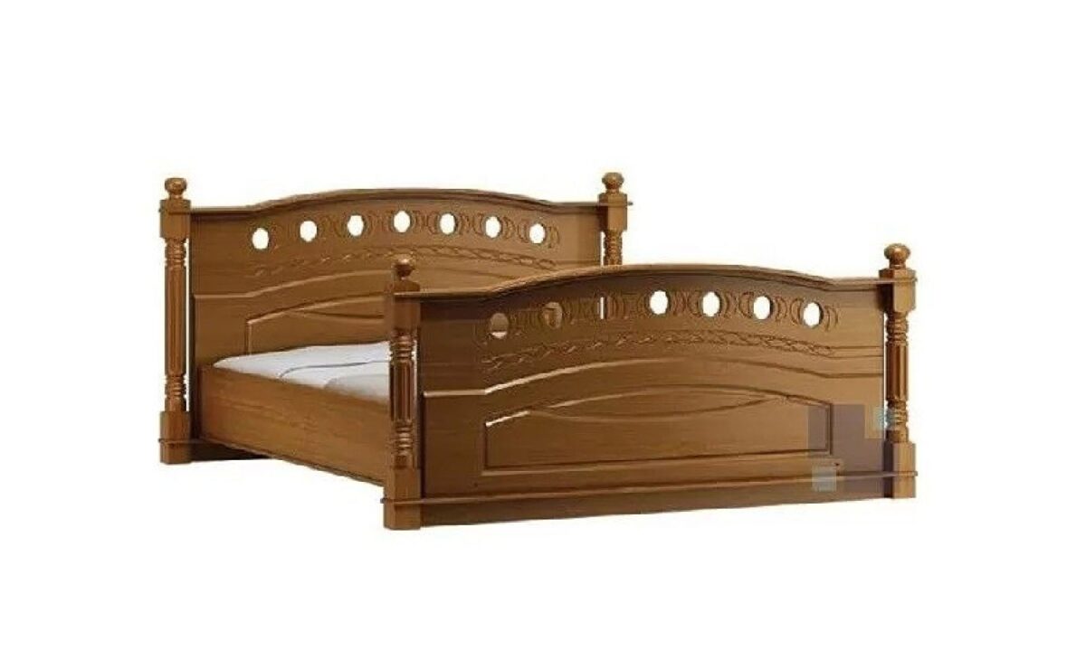 Łóżko Dąb Orzechowy 160 cm Caren C34