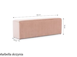 miniaturka Pufa OMBRE Klasyczna Tapicerowana do Salonu