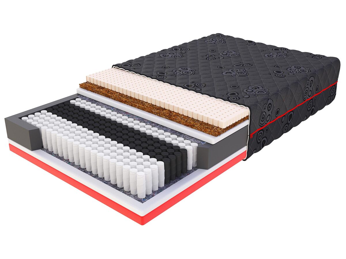 Sprężynowy Materac NEST Kokos Lateks Visco