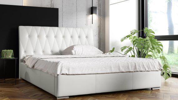 miniaturka Ekskluzywne Łóżko TETTO Tapicerowane