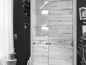 miniaturka Witryna Solis II Niepowtarzalny Styl i Urok Litego Dębu