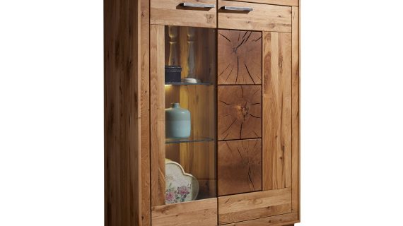 Kredens Lux Dębowy Mebel do Przechowywania