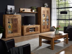 miniaturka Kredens Lux Dębowy Mebel do Przechowywania