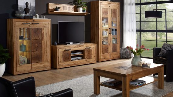 miniaturka Kredens Lux Dębowy Mebel do Przechowywania