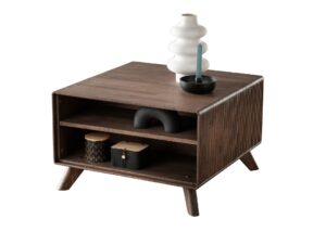 miniaturka Stylowy Bukowy Stolik Evo I 70×70 z Olejowanym Wykończeniem