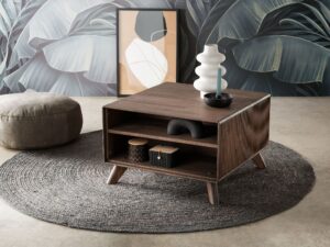 miniaturka Stylowy Bukowy Stolik Evo I 70×70 z Olejowanym Wykończeniem