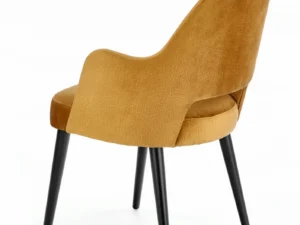 miniaturka Musztardowe Krzesło Tapicerowane Uniwersalne MONACO 4