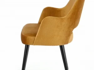 miniaturka Musztardowe Krzesło Tapicerowane Uniwersalne MONACO 4