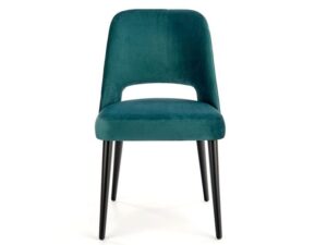 Wygodne Tapicerowane Zielone Krzesło do Salonu Monaco 2
