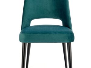 miniaturka Wygodne Tapicerowane Zielone Krzesło do Salonu Monaco 2