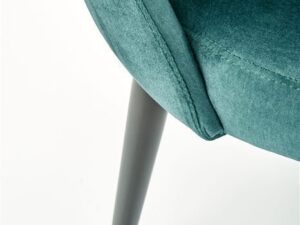 miniaturka Wygodne Tapicerowane Zielone Krzesło do Salonu Monaco 2