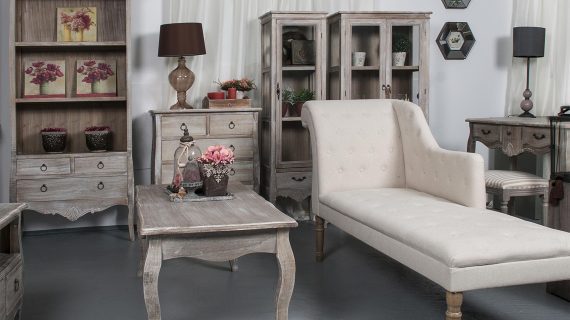 miniaturka Regał jasnobrązowy w stylu prowansalskim – Viva