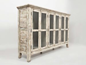 miniaturka Komoda Kość Słoniowa Przeszklone Drzwi – Avola