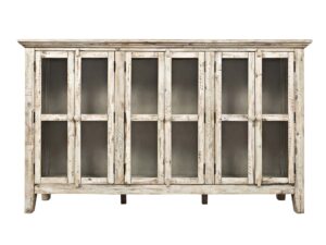 Komoda Kość Słoniowa Przeszklone Drzwi – Avola