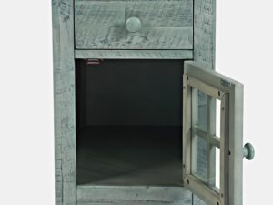 miniaturka Rustykalna Szafka Nocna Aksamitne Szuflady – Avola