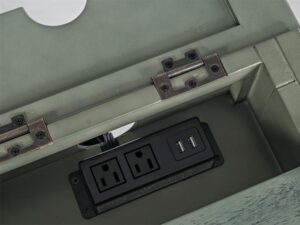 miniaturka Rustykalna Szafka Nocna Aksamitne Szuflady – Avola