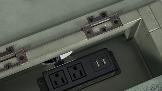 miniaturka Rustykalna Szafka Nocna Aksamitne Szuflady – Avola