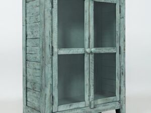 miniaturka Rustykalna Komoda Turkusowa Przetarcia Shabby Chic – Avola