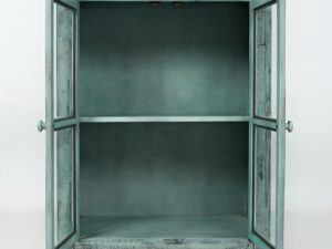 miniaturka Rustykalna Komoda Turkusowa Przetarcia Shabby Chic – Avola