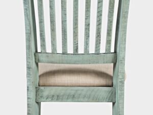 miniaturka Rustykalne Krzesło Turkusowe Pionowe Listewki – Avola