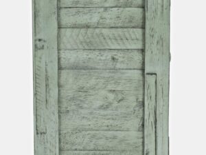 miniaturka Turkusowo-Miętowa Komoda Rustykalna Przeszklone Drzwi – Avola