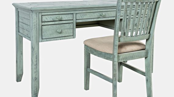 miniaturka Turkusowe Biurko Rustykalne Shabby Chic Przetarcia – Avola