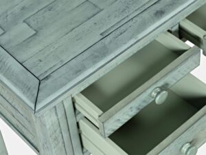 miniaturka Turkusowe Biurko Rustykalne Shabby Chic Przetarcia – Avola