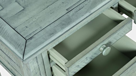 miniaturka Turkusowe Biurko Rustykalne Shabby Chic Przetarcia – Avola