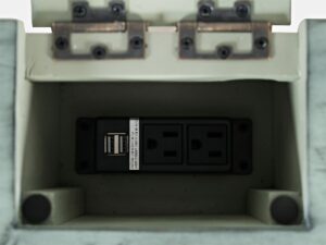 miniaturka Turkusowe Biurko Rustykalne Shabby Chic Przetarcia – Avola