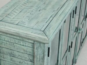 miniaturka Turkusowa Komoda Rustykalna Ozdobne Listewki – Avola