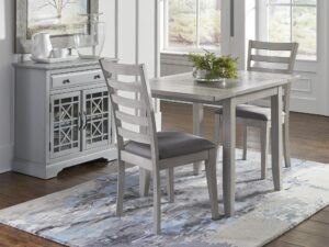 miniaturka Komoda szaromiętowa z detalami naturalnego drewna – Avola