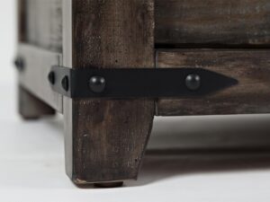 miniaturka Sosnowa Komoda Rustykalna Metalowe Okucia – Avola