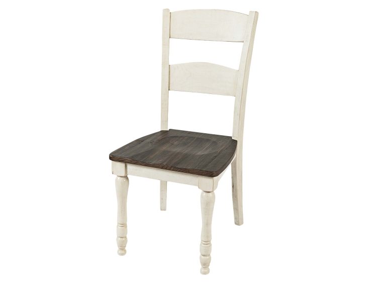 Rustykalne Krzesło Sosnowe z Drewna – Avola