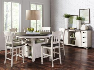 miniaturka Rustykalna Komoda Drewno Sosnowe Recyklingowe – Avola