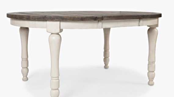 miniaturka Rozkładany Stół z Sosnowego Drewna Recyklingowego – Avola