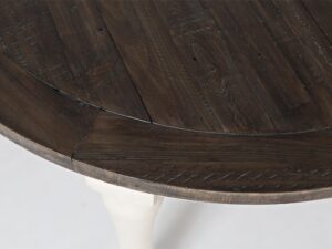 miniaturka Rozkładany Stół z Sosnowego Drewna Recyklingowego – Avola