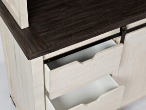 miniaturka Rustykalny Kredens Sosnowy Przesuwne Drzwi Barn Doors – Avola