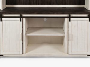 miniaturka Rustykalna Komoda Sosnowa z Drzwiami Barn Doors – Avola